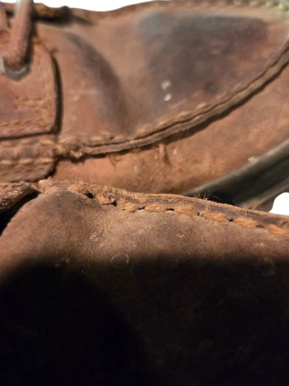 ECCO Track 25 Mid/High Brown Leather Hiking Boots Moc GTX Men's 47 US 13 - 13.5